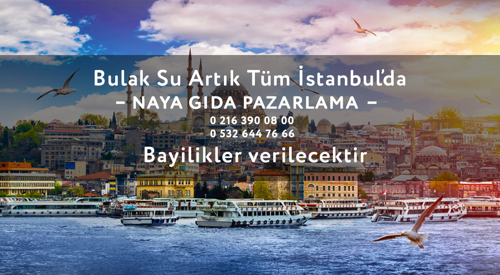 Bulak Su Artık Tüm İstanbul'da